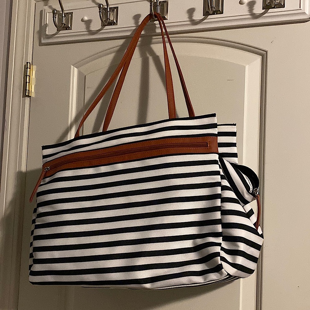 Stripped DSW Duffle